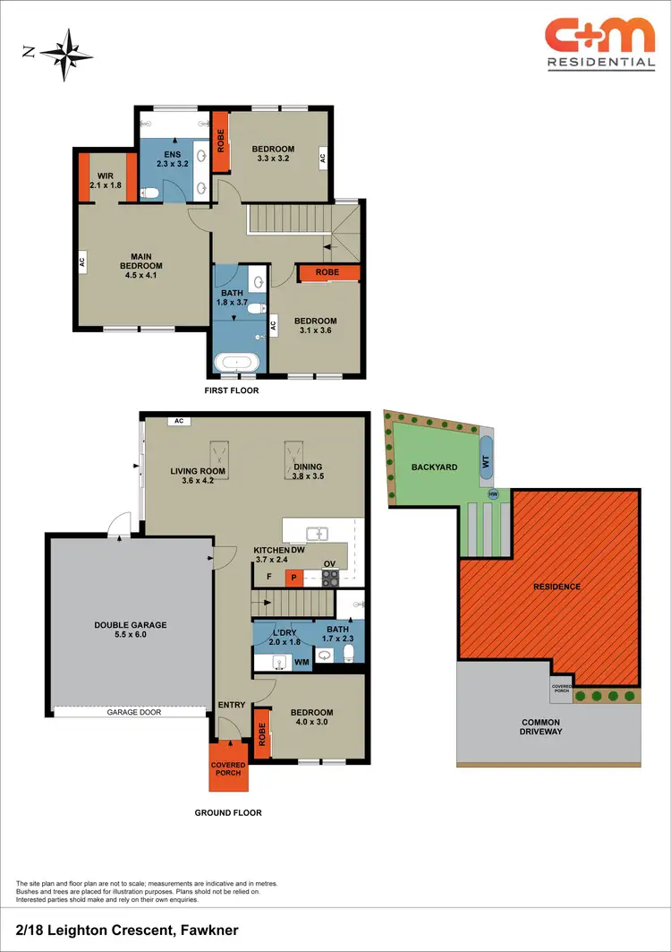 Floorplan of Homely townhouse listing, 2/18 Leighton Crescent, Fawkner VIC 3060