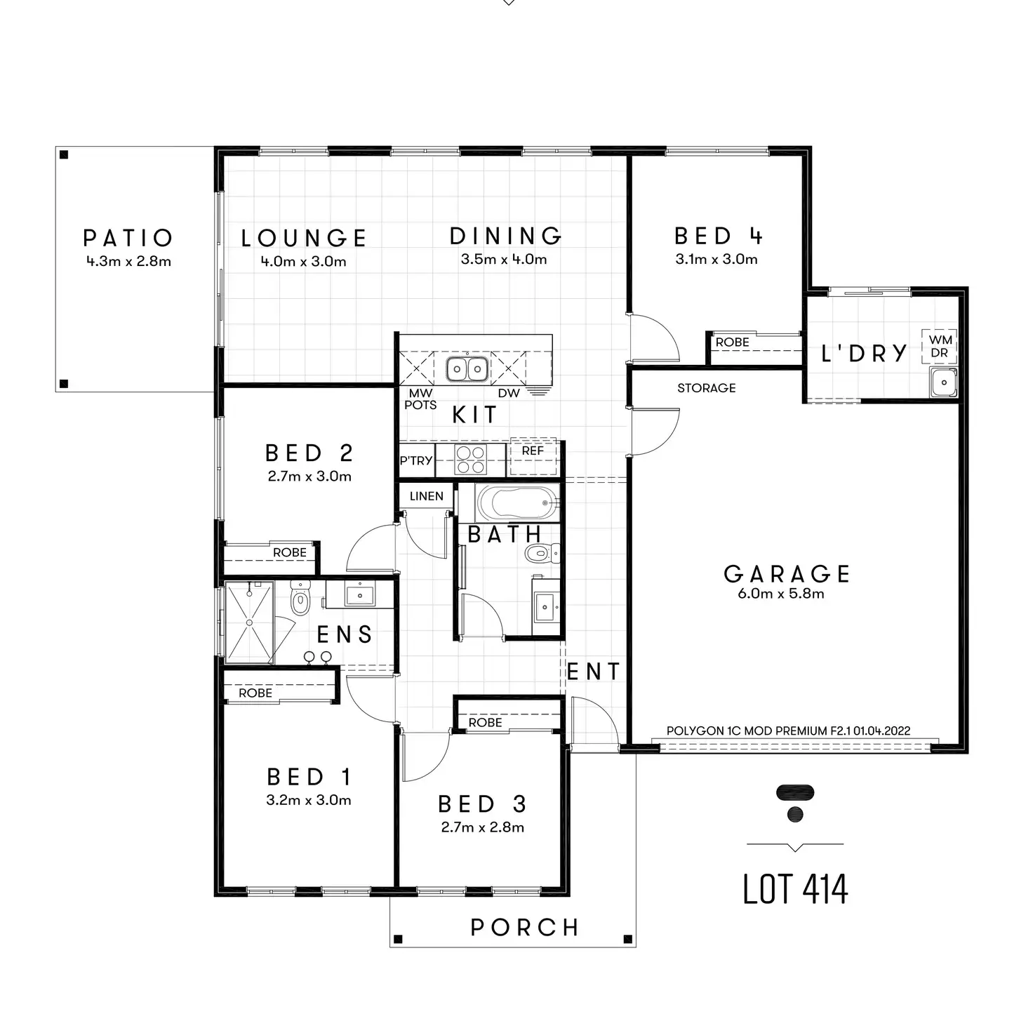 Floorplan of Homely house listing, 59 Avondale Circuit, Deebing Heights QLD 4306