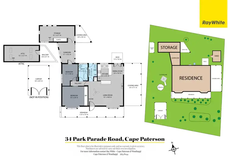 Floorplan of Homely house listing, 34 Park Parade, Cape Paterson VIC 3995