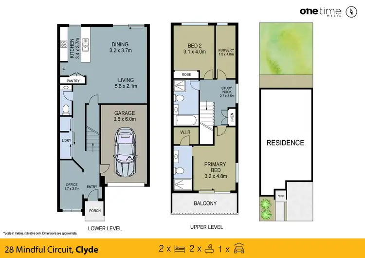 Floorplan of Homely townhouse listing, 28 Mindful Circuit, Clyde VIC 3978