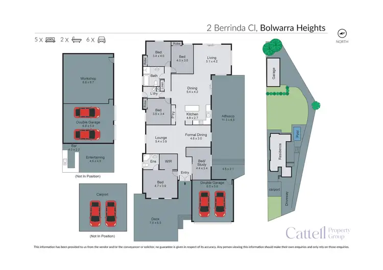 Floorplan of Homely house listing, 2 Berrinda Close, Bolwarra Heights NSW 2320