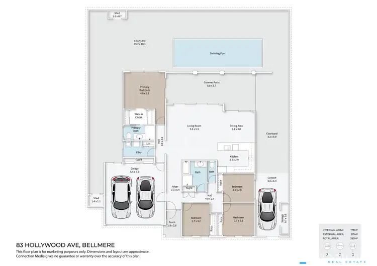 Floorplan of Homely house listing, 83 Hollywood Avenue, Bellmere QLD 4510