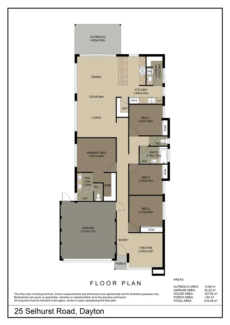 Floorplan of Homely house listing, 25 Selhurst Road, Dayton WA 6055