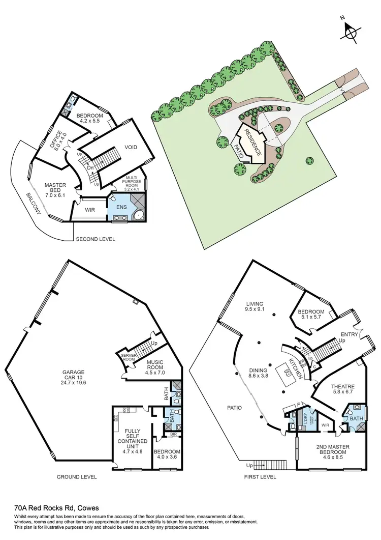 Floorplan of Homely house listing, 70A Red Rocks Road, Cowes VIC 3922