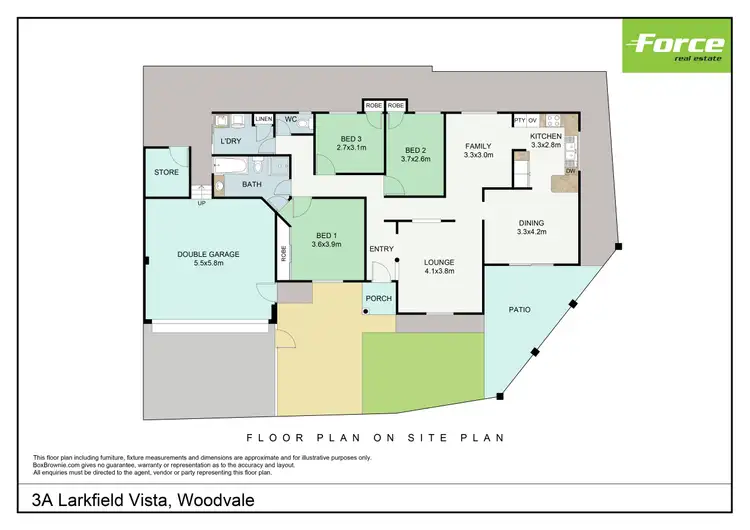 Floorplan of Homely house listing, 3A Larkfield Vista, Woodvale WA 6026