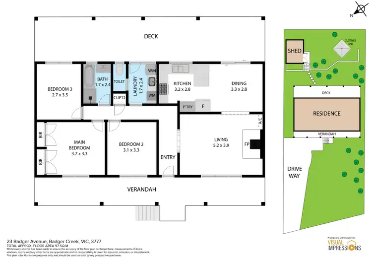 Floorplan of Homely house listing, 23 Badger Avenue, Badger Creek VIC 3777