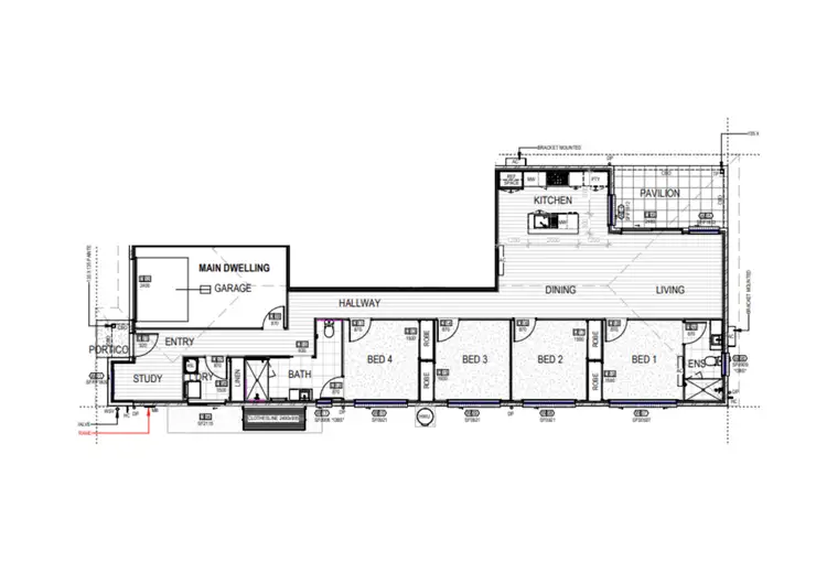 Floorplan of Homely semi-detached listing, 1/94 Rogers Street, Beachmere QLD 4510