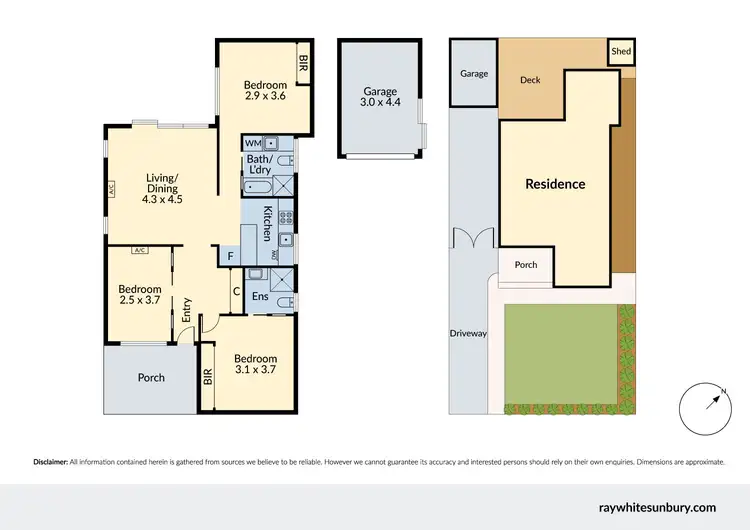 Floorplan of Homely house listing, 84A Jackson Street, Sunbury VIC 3429