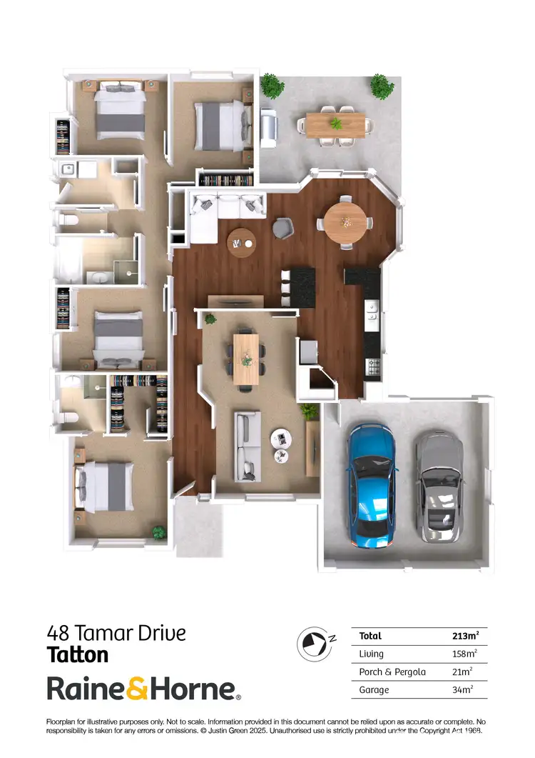 Floorplan of Homely house listing, 48 Tamar Drive, Tatton NSW 2650