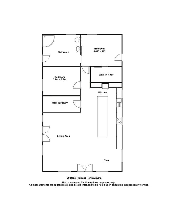 Floorplan of Homely house listing, 98 Daniel Terrace, Port Augusta SA 5700