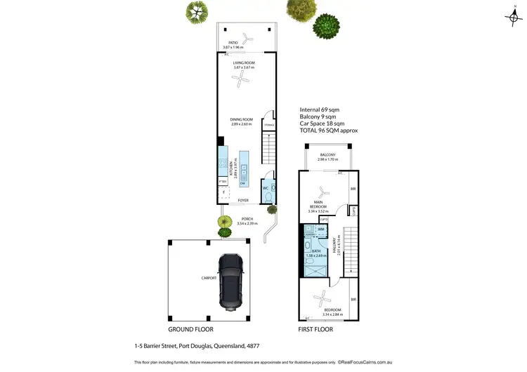 Floorplan of Homely apartment listing, 4/1-5 Barrier Street, Port Douglas QLD 4877