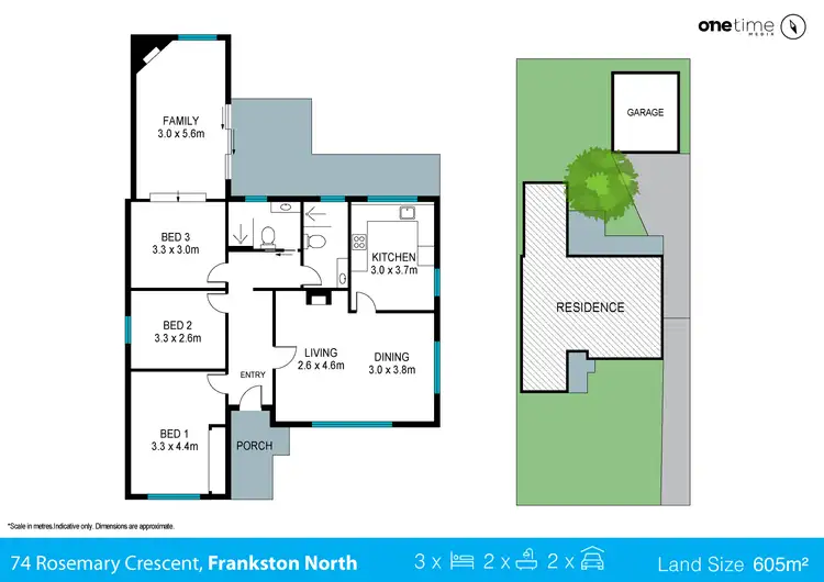 Floorplan of Homely house listing, 74 Rosemary Cres, Frankston North VIC 3200