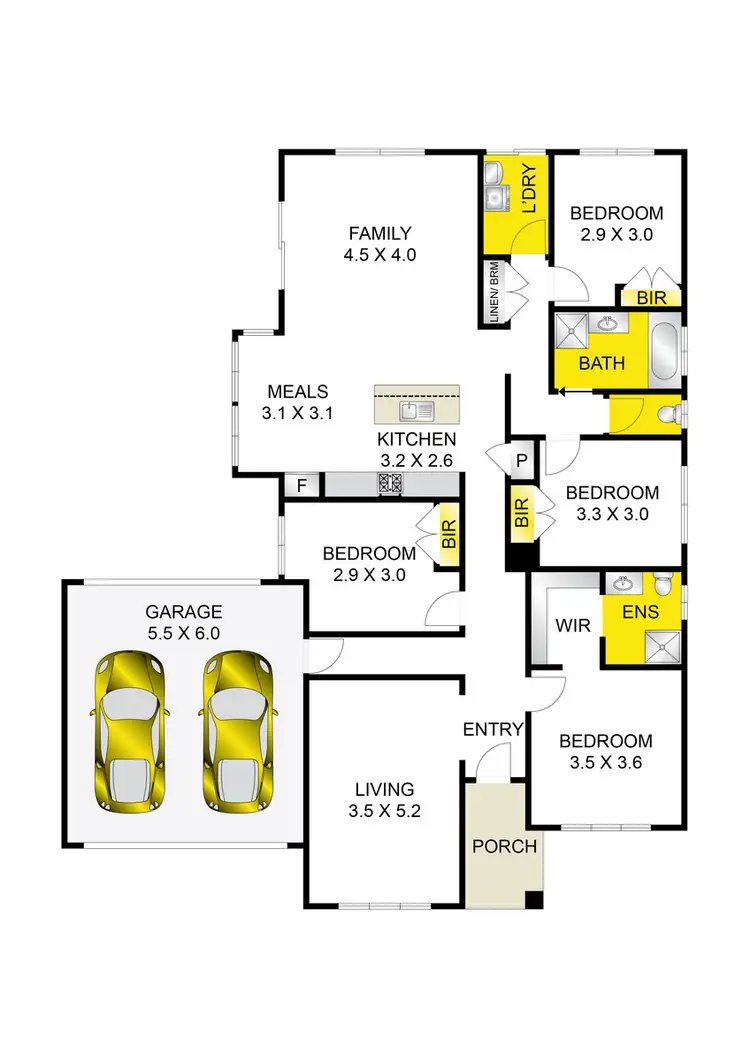 Floorplan of Homely house listing, 5 Reflections Crescent, Lara VIC 3212