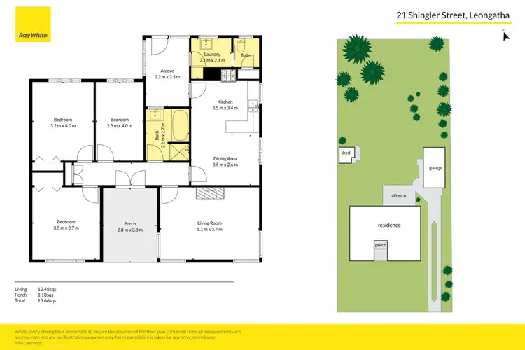 Floorplan of Homely house listing, 21 Shingler Street, Leongatha VIC 3953