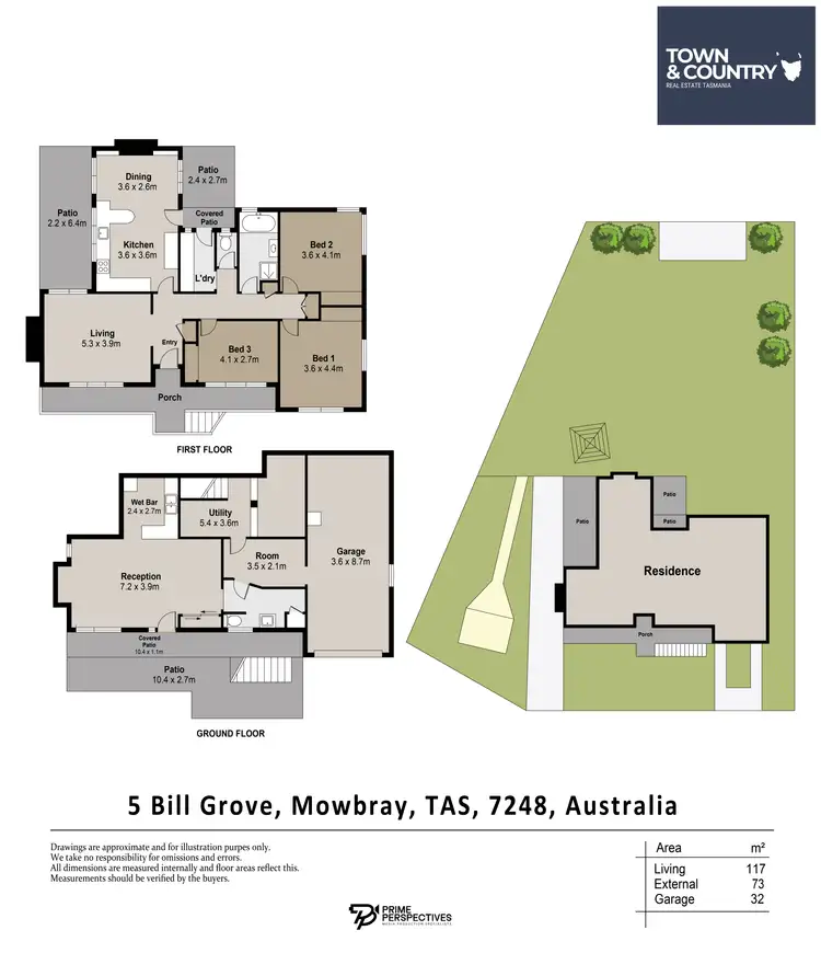 Floorplan of Homely house listing, 5 Bill Grove, Mowbray TAS 7248
