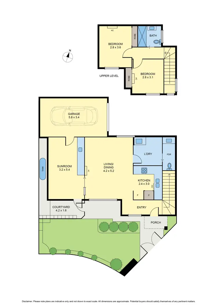 Floorplan of Homely townhouse listing, 1/55 Emu Parade, Jacana VIC 3047