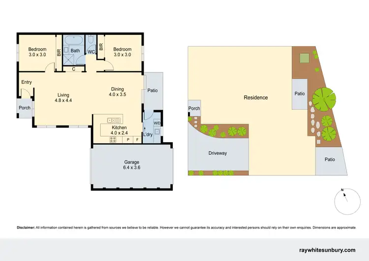 Floorplan of Homely unit listing, 3/5 Henty Court, Sunbury VIC 3429