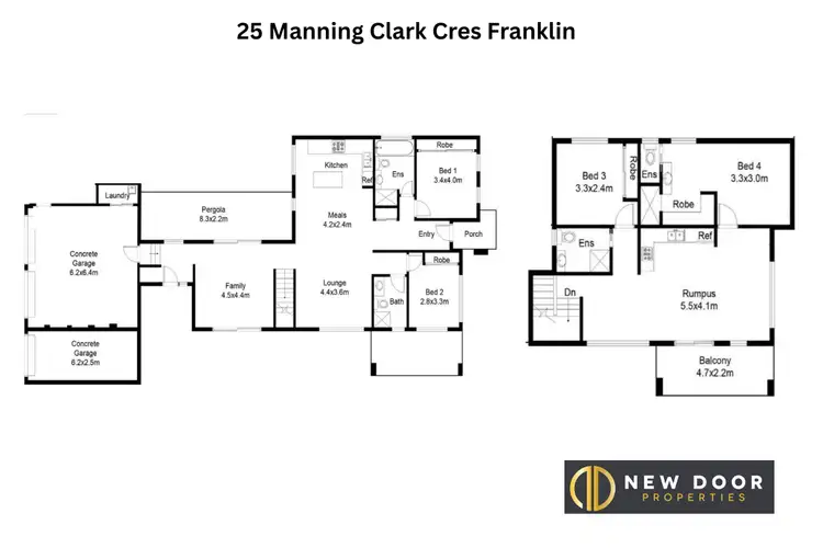 Floorplan of Homely house listing, 25 Manning Clark Crescent, Franklin ACT 2913