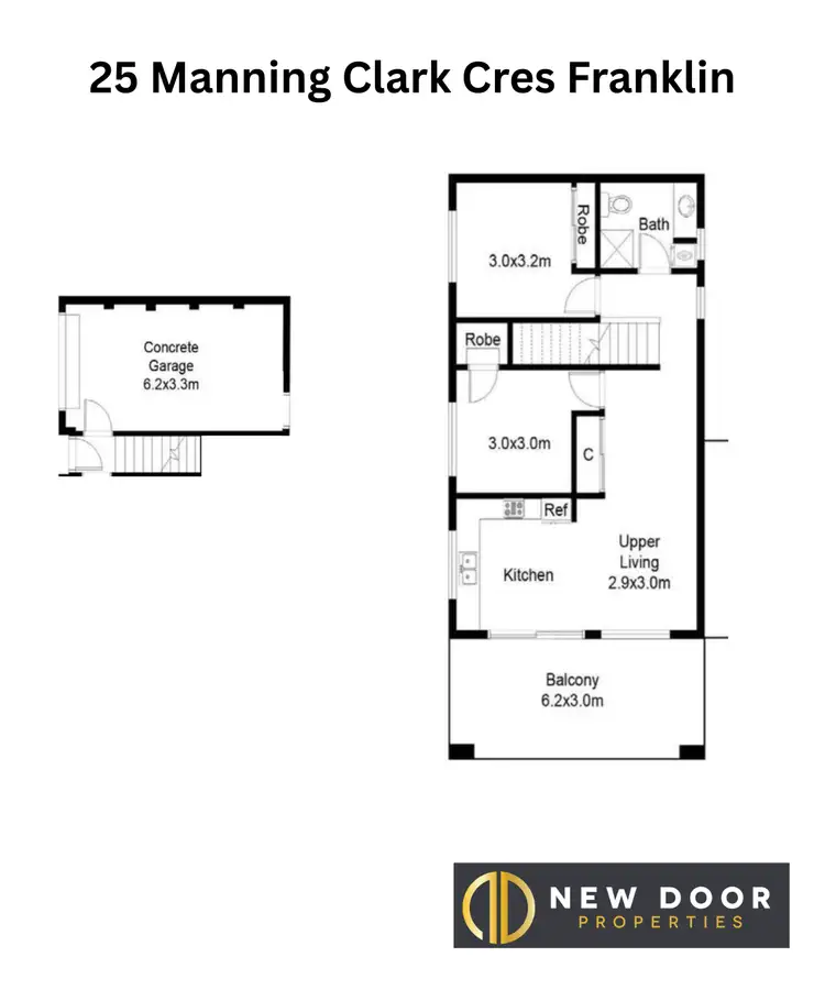 Floorplan of Homely house listing, 25 A Manning Clark Crescent, Franklin ACT 2913