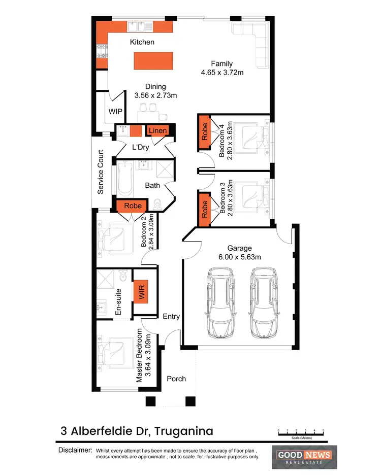 Floorplan of Homely house listing, 3 Alberfeldie Drive, Truganina VIC 3029