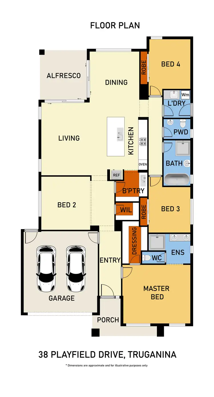 Floorplan of Homely house listing, 38 Playfield Drive, Truganina VIC 3029