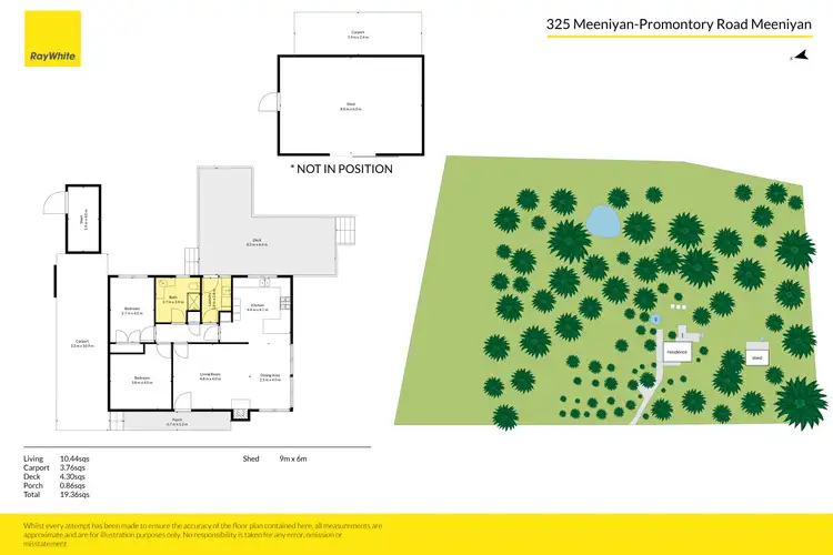 Floorplan of Homely rural property listing, 325 Meeniyan-Promontory Road, Meeniyan VIC 3956
