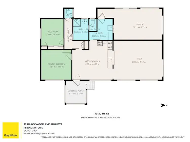 Floorplan of Homely house listing, 22 Blackwood Avenue, Augusta WA 6290