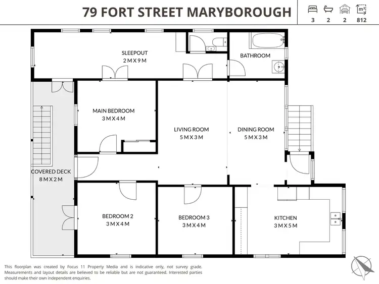 Floorplan of Homely house listing, 79 Fort Street, Maryborough QLD 4650