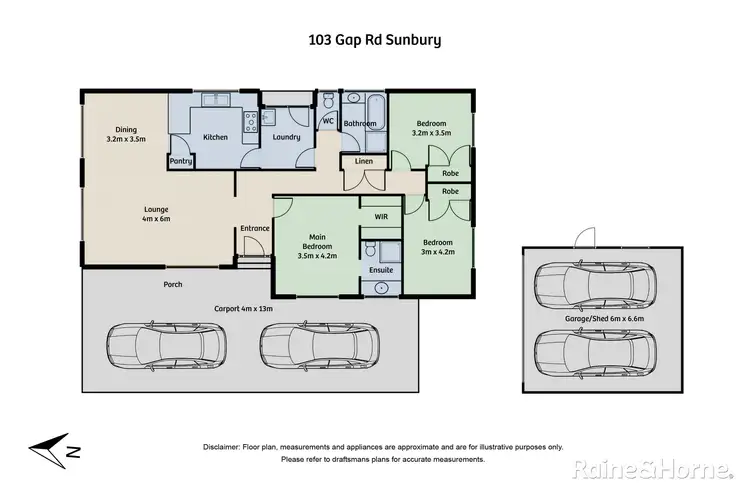 Floorplan of Homely house listing, 103 Gap Road, Sunbury VIC 3429