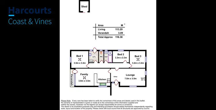 Floorplan of Homely house listing, 4 Hamar Court, Hackham West SA 5163