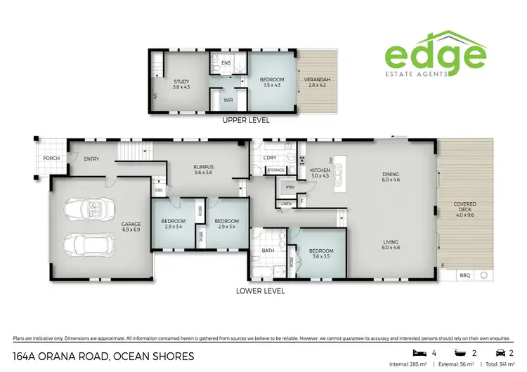 Floorplan of Homely house listing, 164a Orana Road, Ocean Shores NSW 2483