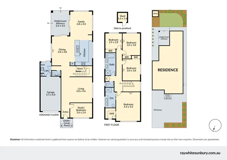 Floorplan of Homely townhouse listing, 310 Mickleham Road, Westmeadows VIC 3049