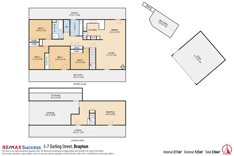 Floorplan of Homely house listing, 5-7 Darling Street, Drayton QLD 4350