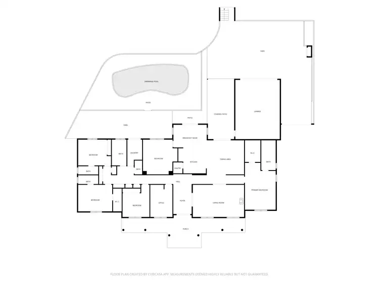 Floorplan of Homely house listing, 47 Ballara Drive, West Wodonga VIC 3690