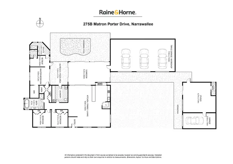 Floorplan of Homely house listing, 275B Matron Porter Drive, Narrawallee NSW 2539
