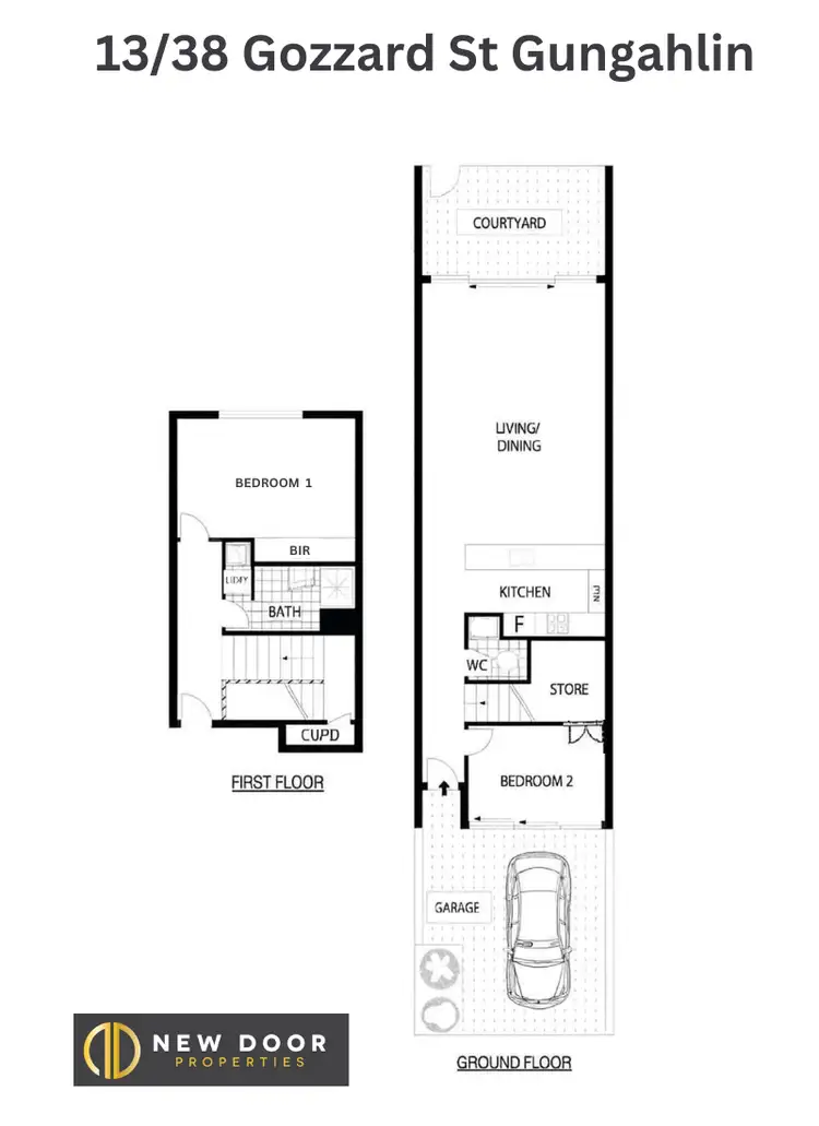 Floorplan of Homely unit listing, 13/38 Gozzard Street, Gungahlin ACT 2912