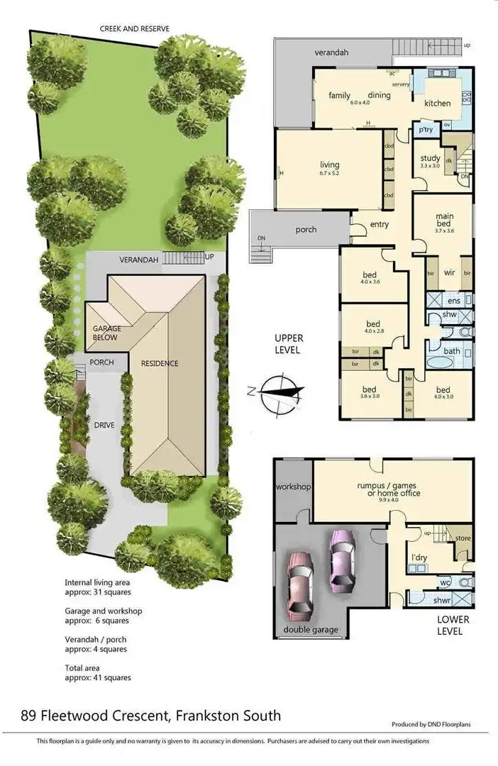 Floorplan of Homely house listing, 89 Fleetwood Grove, Frankston South VIC 3199