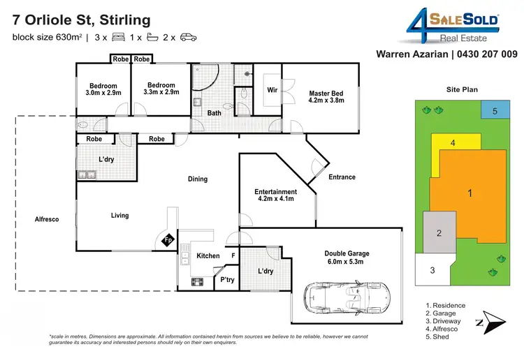 Floorplan of Homely house listing, 7 Oriole Street, Stirling WA 6021
