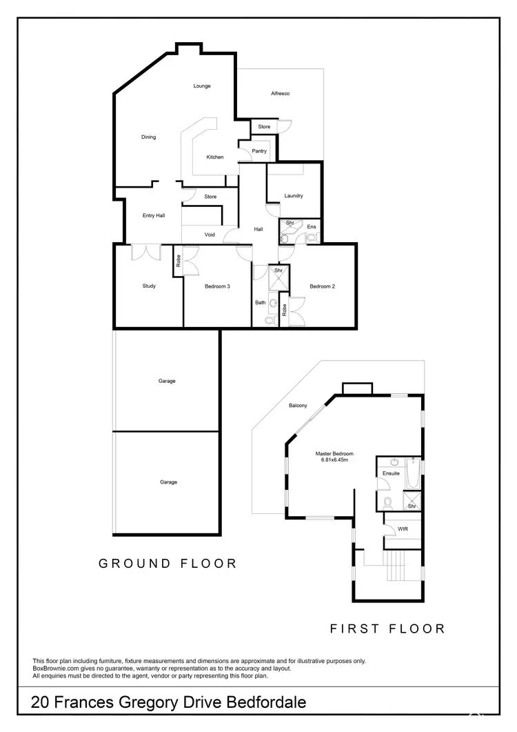 Floorplan of Homely house listing, 20 Frances Gregory Drive, Bedfordale WA 6112