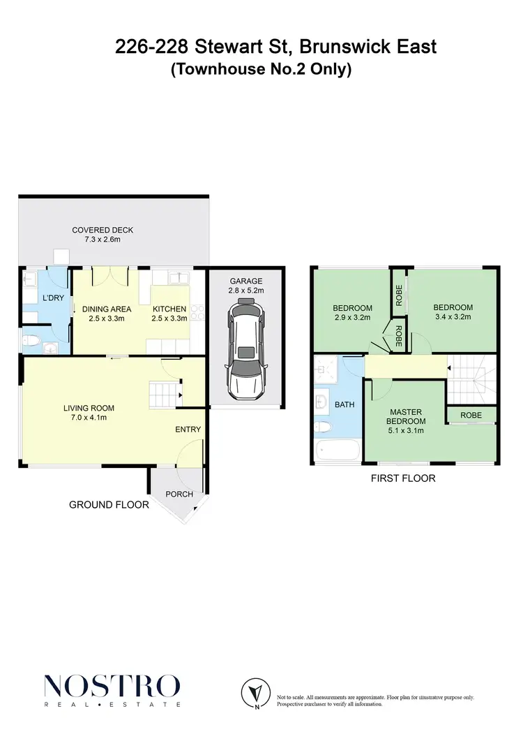 Floorplan of Homely house listing, 226-228 Stewart Street, Brunswick East VIC 3057