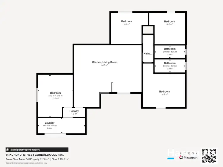 Floorplan of Homely house listing, 34 Kurundi Street, Cordalba QLD 4660