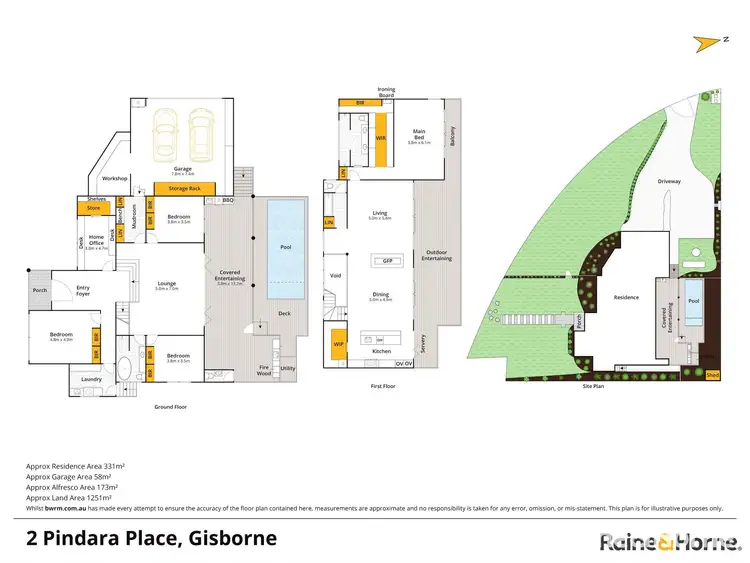 Floorplan of Homely house listing, 2 Pindara Place, Gisborne VIC 3437