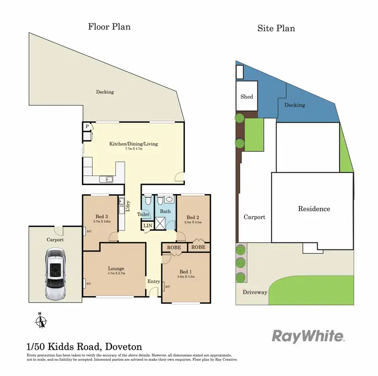 Floorplan of Homely unit listing, 1/50 Kidds Road, Doveton VIC 3177
