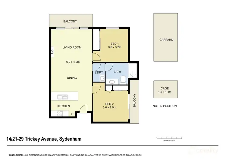 Floorplan of Homely house listing, 14/21-29 Trickey Avenue, Sydenham VIC 3037