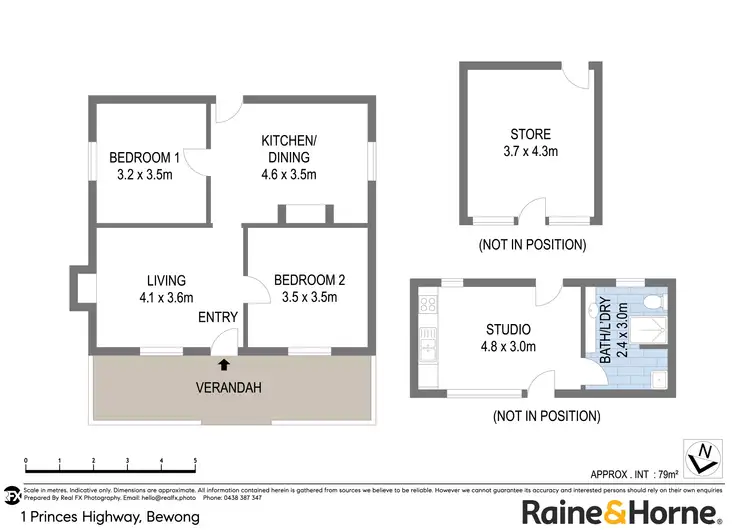 Floorplan of Homely house listing, Lot 1&3 Princes Highway, Bewong NSW 2540