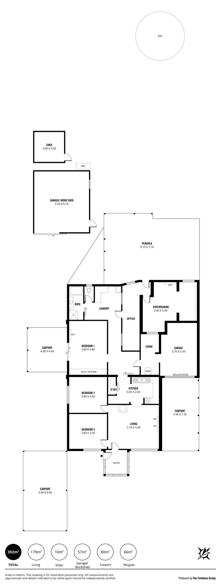 Floorplan of Homely house listing, 10 Hirt Avenue, Murray Bridge SA 5253
