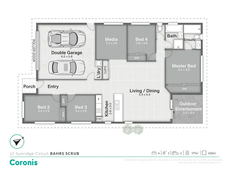Floorplan of Homely house listing, 37 Sunridge Circuit, Bahrs Scrub QLD 4207