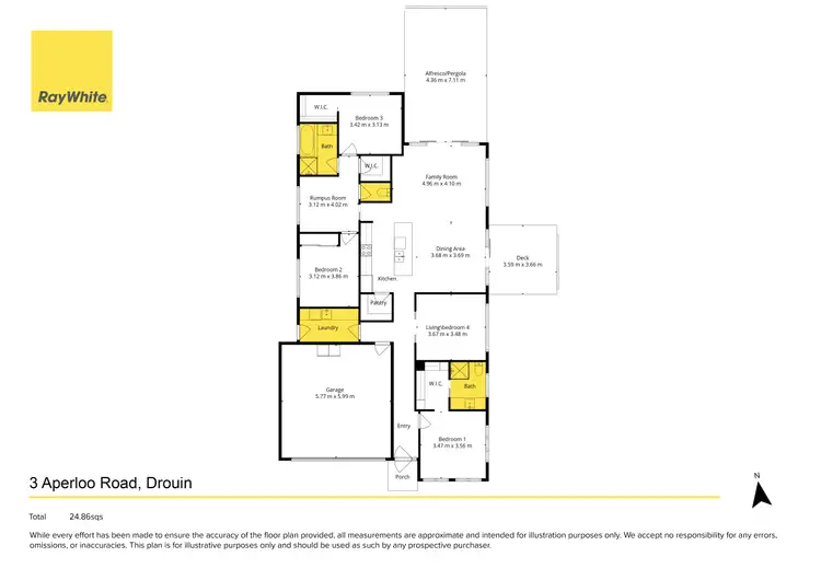 Floorplan of Homely house listing, 3 Aperloo Road, Drouin VIC 3818
