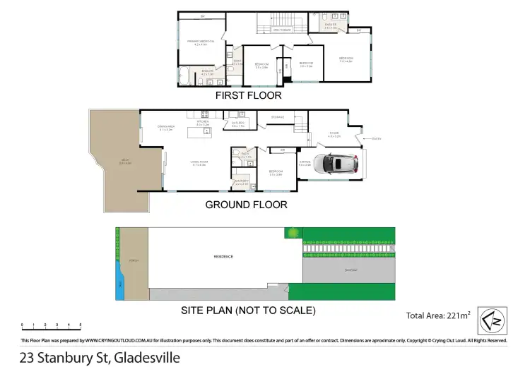 Floorplan of Homely house listing, 23 Stanbury Street, Gladesville NSW 2111