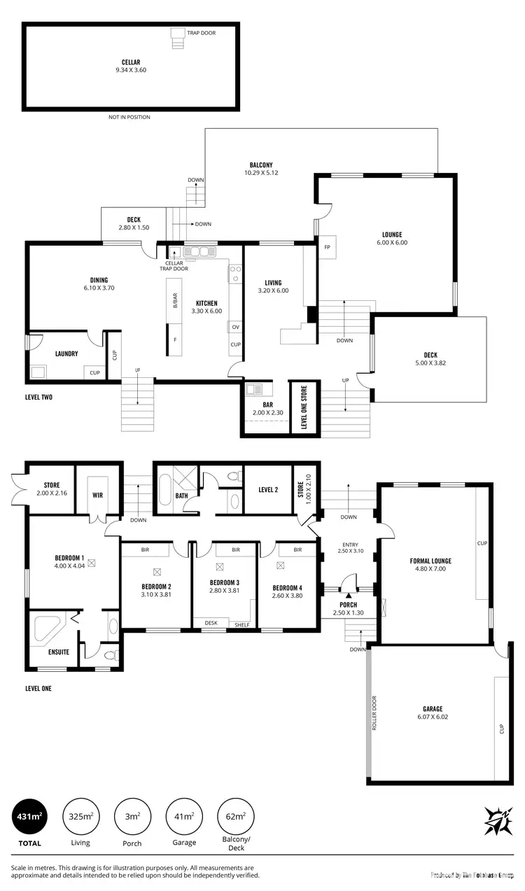 Floorplan of Homely house listing, 6 Jennifer Avenue, Bellevue Heights SA 5050